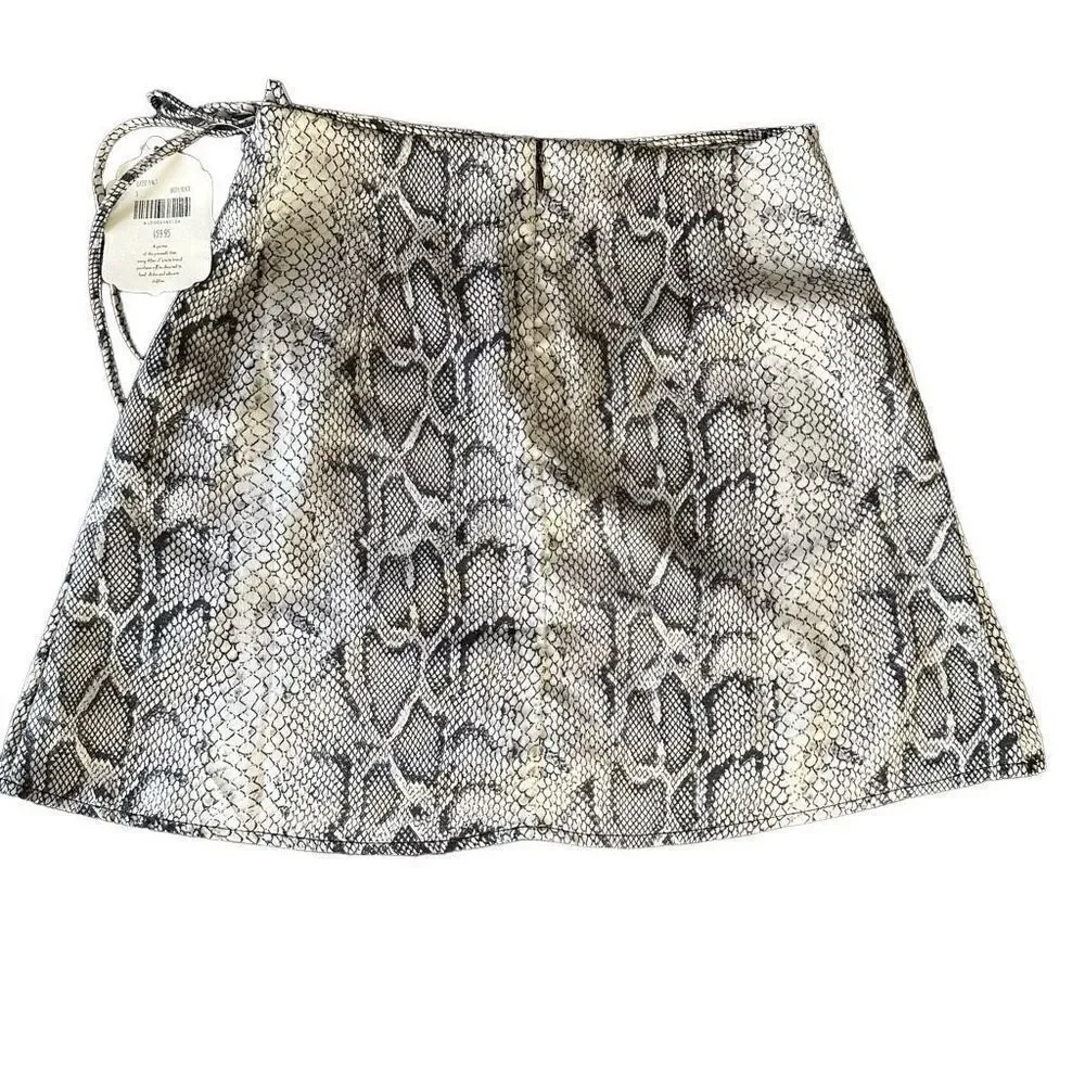 NWT Altar’d State snakeskin print skirt size small